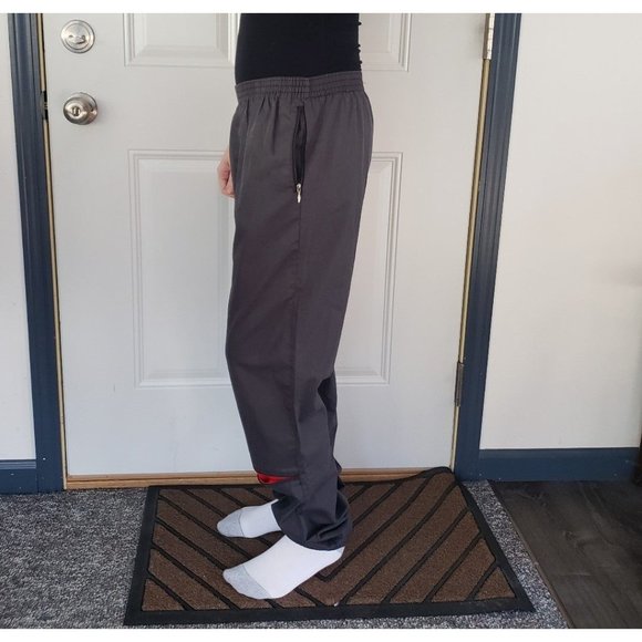 Y2K Gray Pants with Zipper Detail - Picture 2 of 4